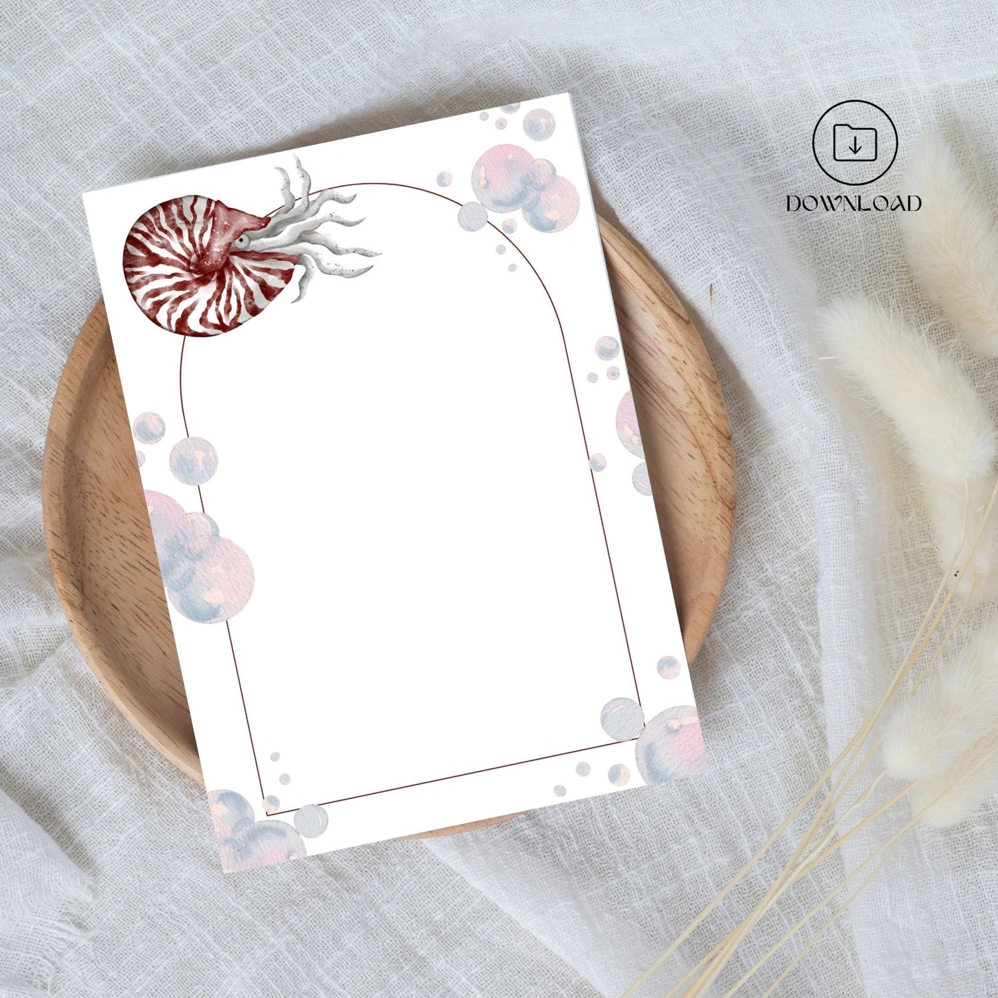 Watercolor Printable Cards