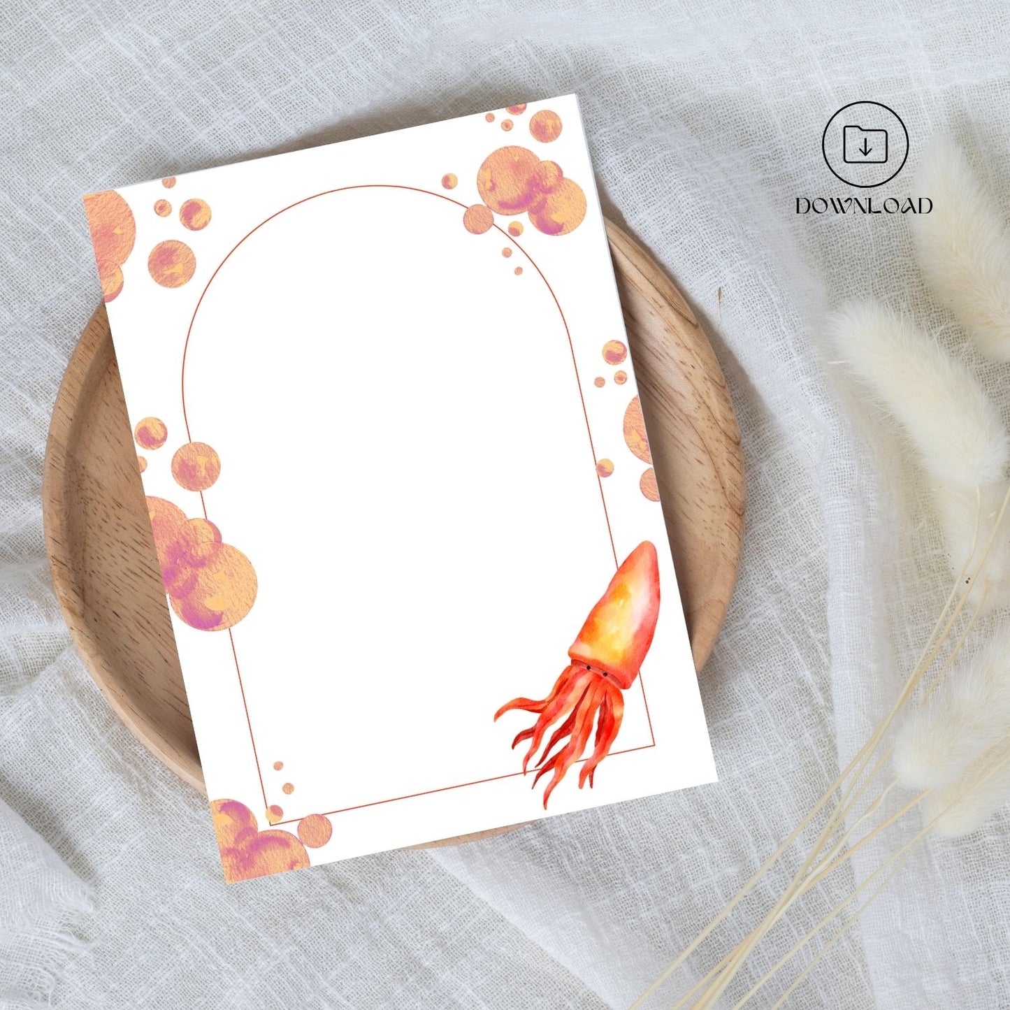 Watercolor Printable Cards