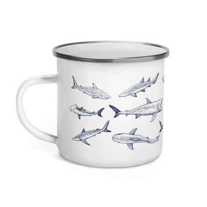 Requins Tasse Émail