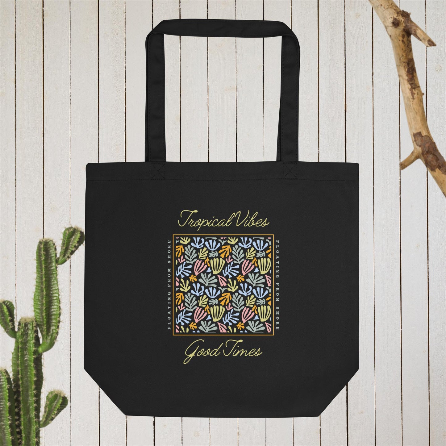 Tropical Vibes Good Times Tote Bag