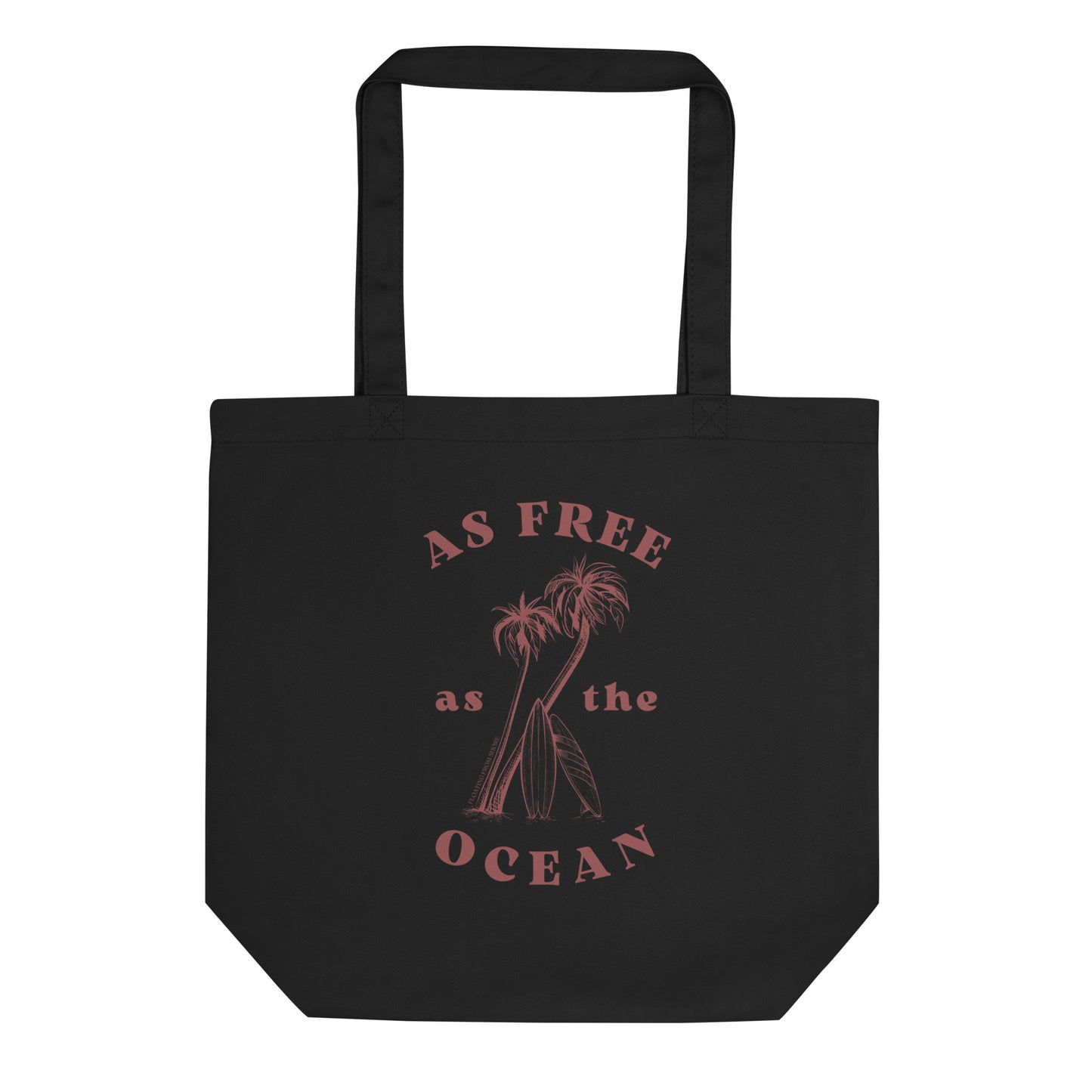 As Free As The Ocean Rust Tote Bag