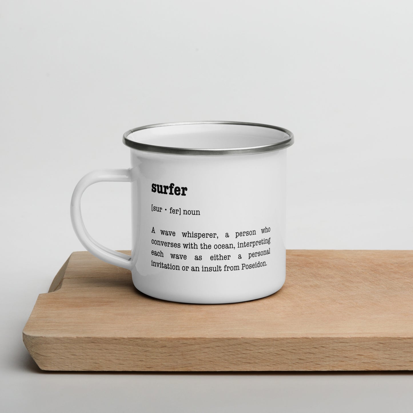 Surfer Definition Enamel Mug