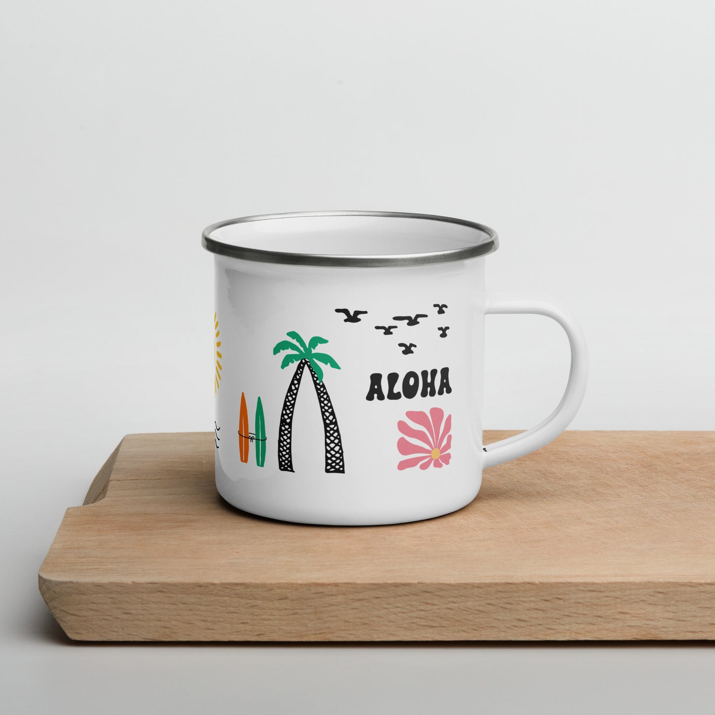 Aloha Enamel Mug