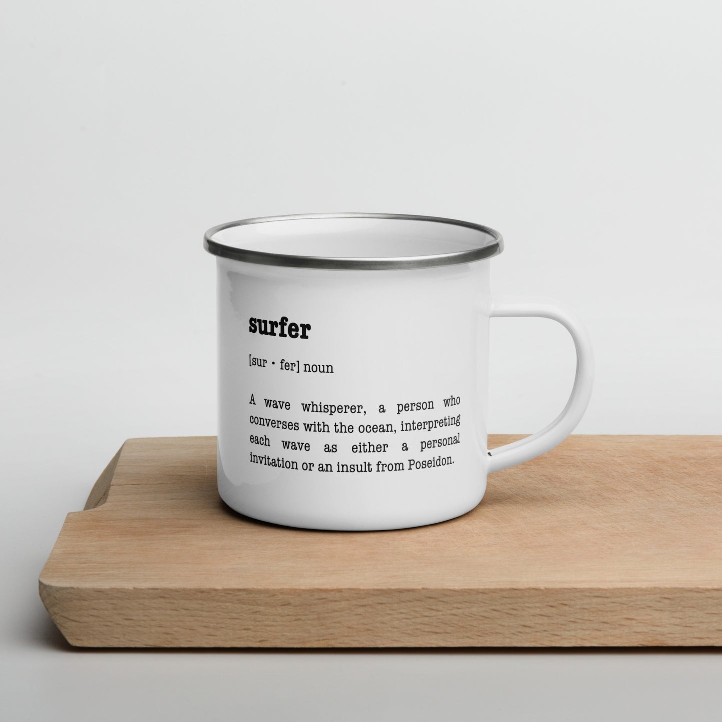 Surfer Definition Enamel Mug