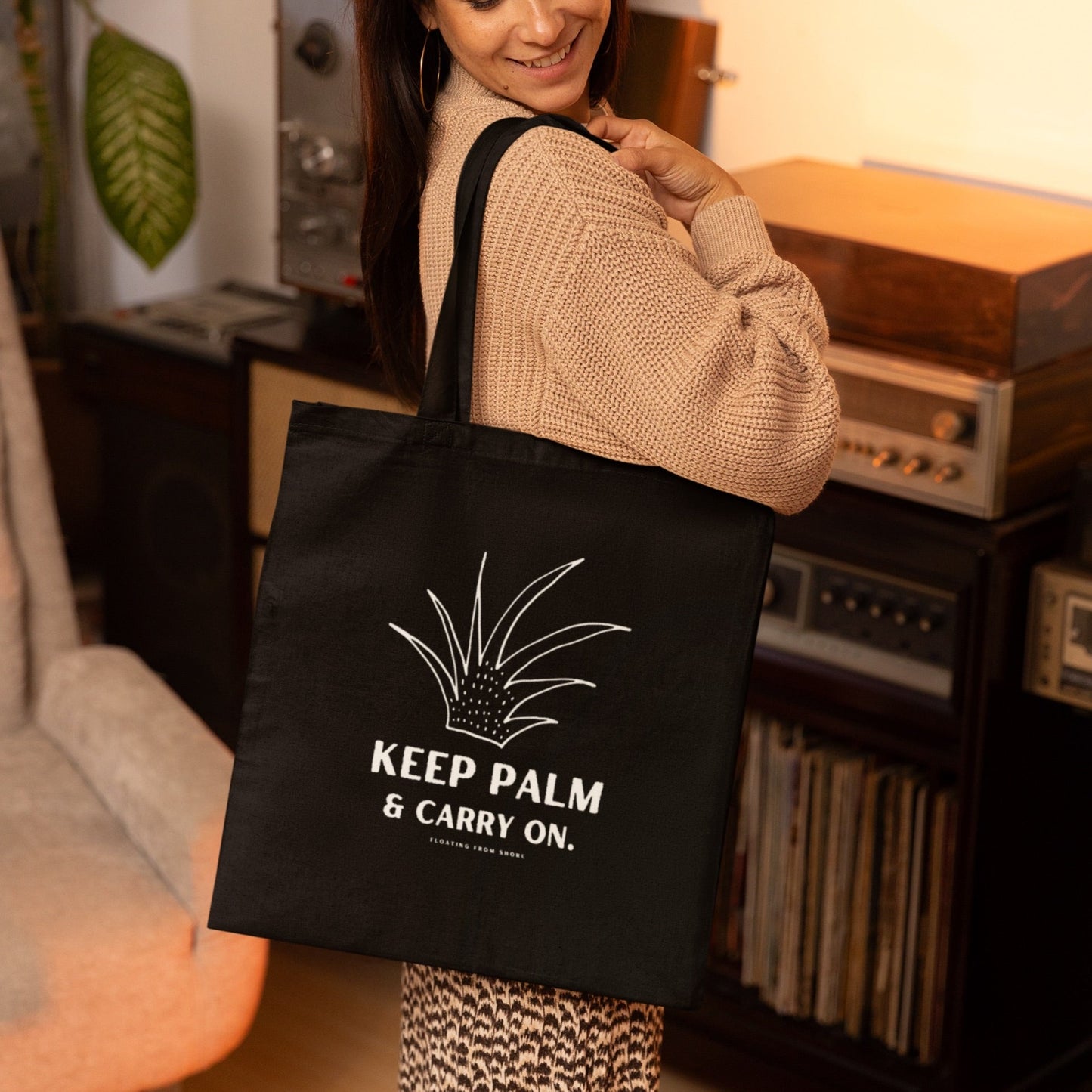 Keep Palm & Carry On Tote Bag