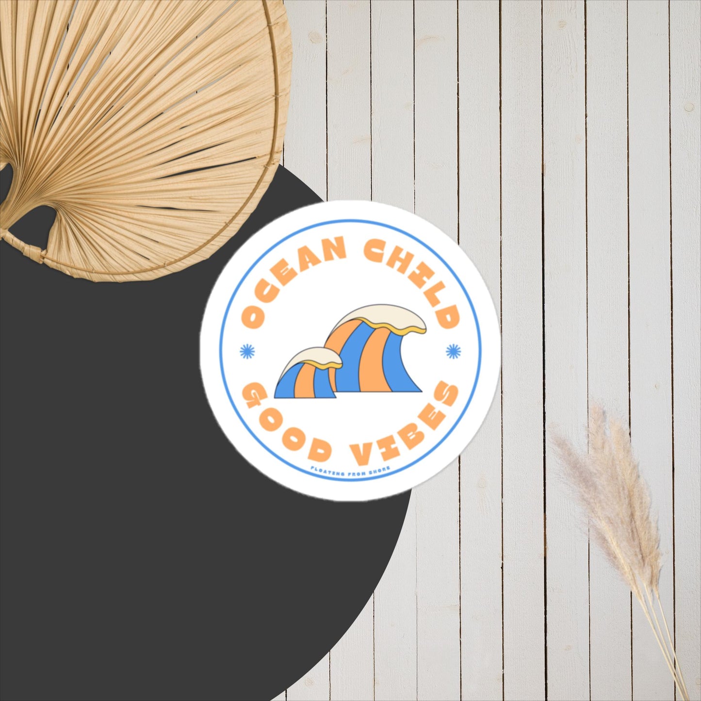 Ocean Child Good Vibes Sticker