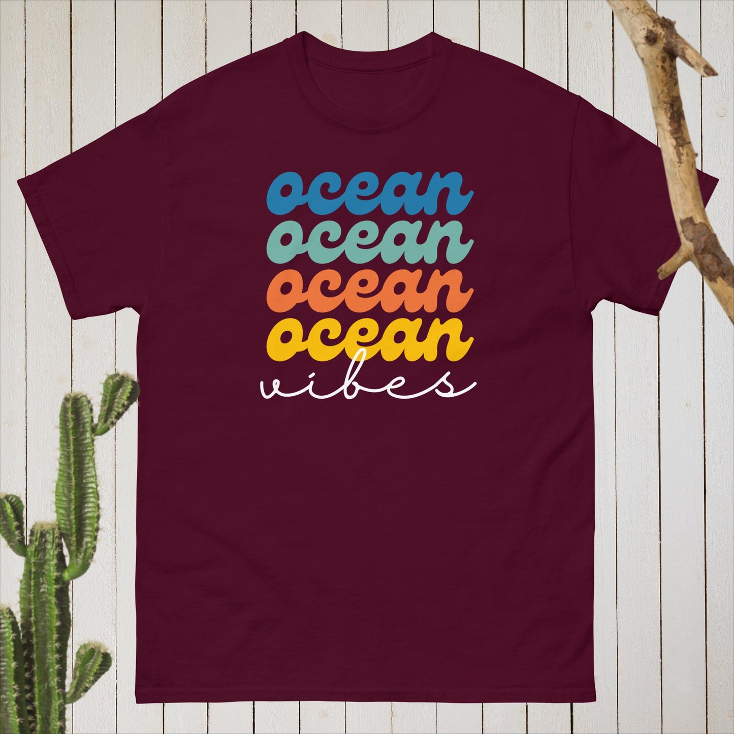 T-Shirt Rétro Ocean Vibes