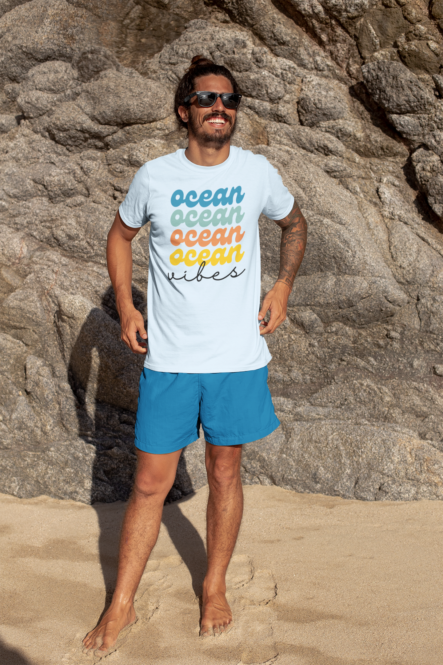 T-Shirt Rétro Ocean Vibes