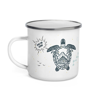 Save The Turtles Tasse Émail