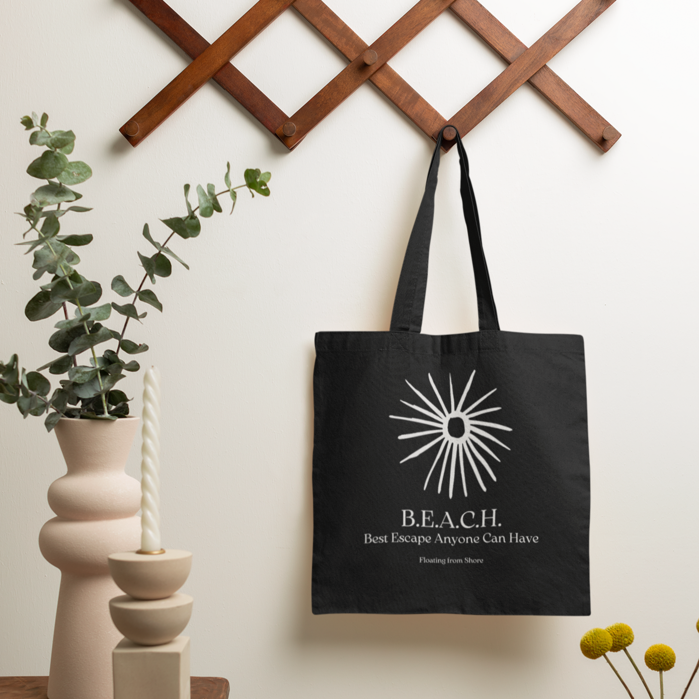 B.E.A.C.H. Best Escape Anyone Can Have Tote Bag