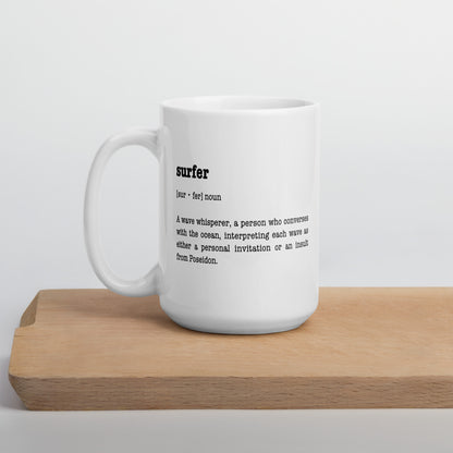 Surfer Definition Ceramic Mug